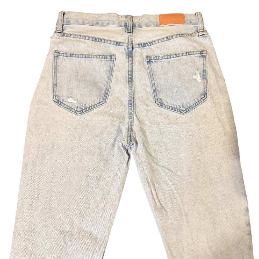 Pistola | Button Fly Light Wash Distressed Flare Leg Jeans Size 27 - Picture 6 of 7